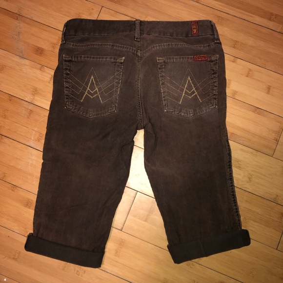 7 for all mankind short cords sz 27 - Picture 3 of 4